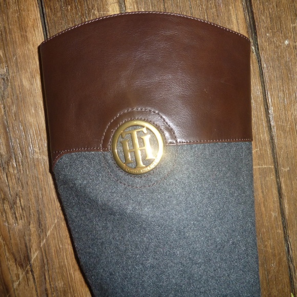 Tommy Hilfiger Brown Tall Riding Boots 6 New - Picture 5 of 6